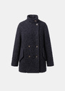 Mathis Coat short midnight blue crossover Night TARA JARMON UK