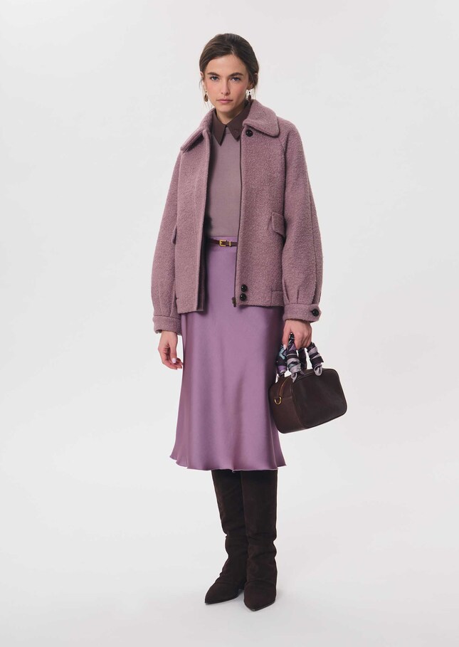 Julia Skirt long, flowing purple Pourpre TARA JARMON UK
