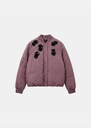 Bérénice jacket embroidered purple Pourpre TARA JARMON UK