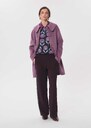 Marie's Coat purple with patch pockets Pourpre TARA JARMON UK