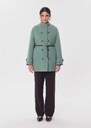 Maurice Coat celadon green Céladon TARA JARMON UK