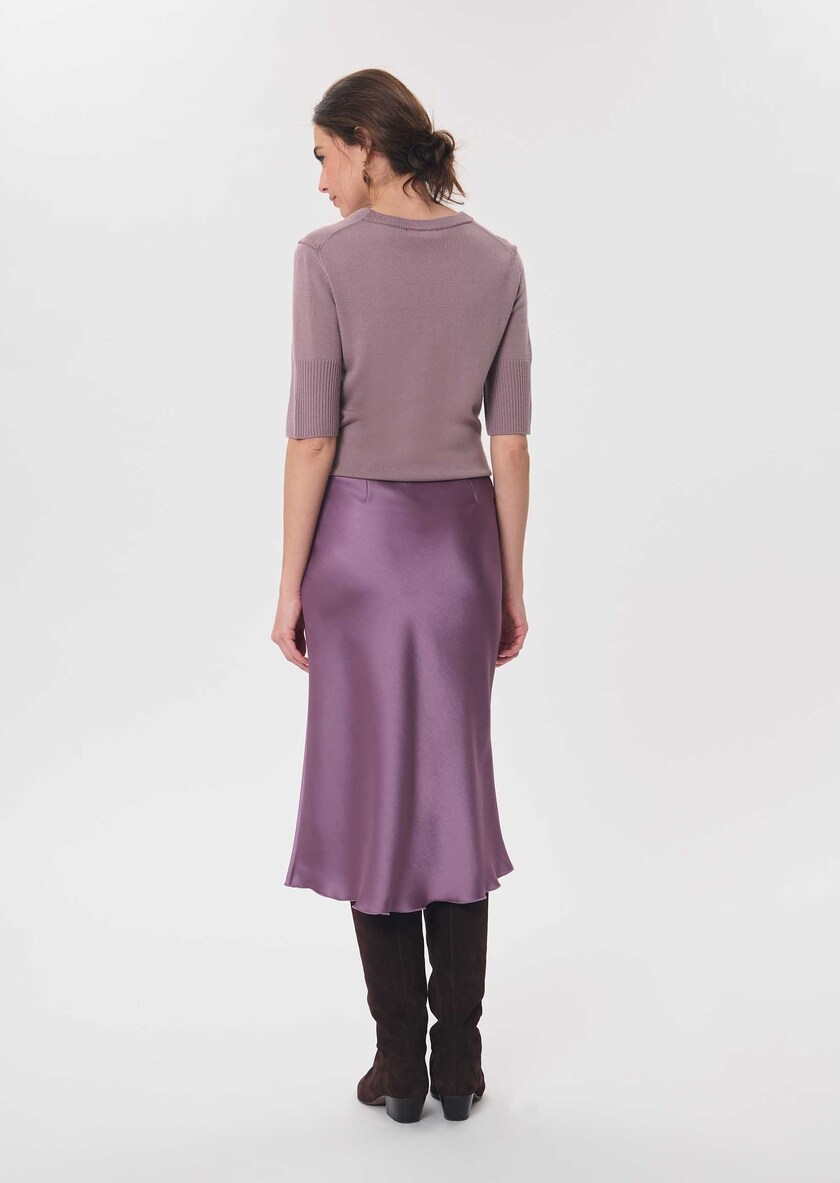 Julia Skirt long, flowing purple Pourpre TARA JARMON UK