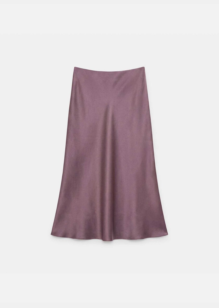 Julia Skirt long, flowing purple Pourpre TARA JARMON UK