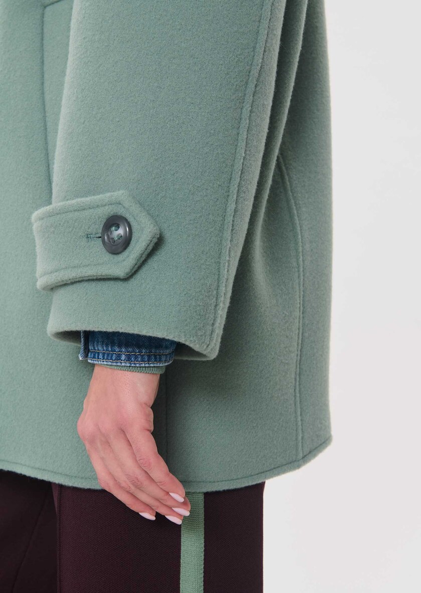 Maurice Coat celadon green Céladon TARA JARMON UK